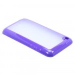 Wholesale Apple iPod Touch 4 Gummy Case (Purple)